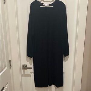 Sweater knit black Dress